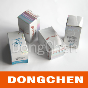 Customized High Quality Pharmaceutical Steroid 10ml Hologram Vial Box