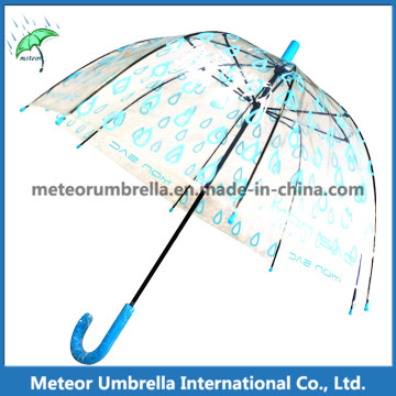 Cúpula Crianças Bubble Umbrella / Transparente PVC Transparente Plastic Umbrella