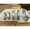 Concrete pump hose clamp