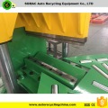 Hydraulic system truck tire cutting machine