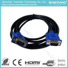 2016 High Quality HD 15pins Male to Male VGA Cable