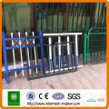 Powder coated galvanized spear top cheap square steel tube fence