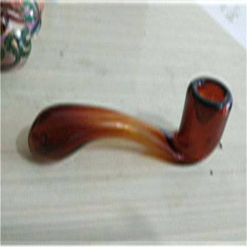 New Arrivl Mini Hand Pipe for Smoking Amber Color (ES-HP-168)