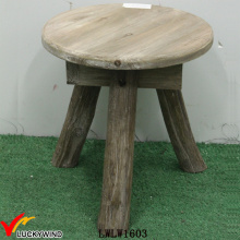 Mini table basse rustique en bois massif
