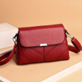 Newest large elegant office lady leather shoulder handbags