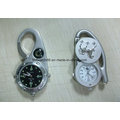 Metallic Carabiner Clip on Watch