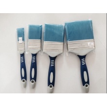 Brosse à peinture en bois en plastique de couleur bleue (YY-619)