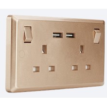 UK Socket BS British 13A USB Socket Wall Socket