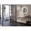 Modern 304 stainless steel Round bathroom mirror cabinet