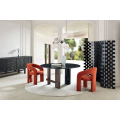 Mesa de café redonda de vime Rattan Furniture Italian Design