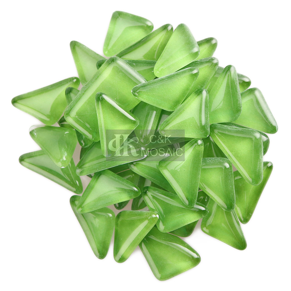 Green Mosaic Chips for Garden Mosaic