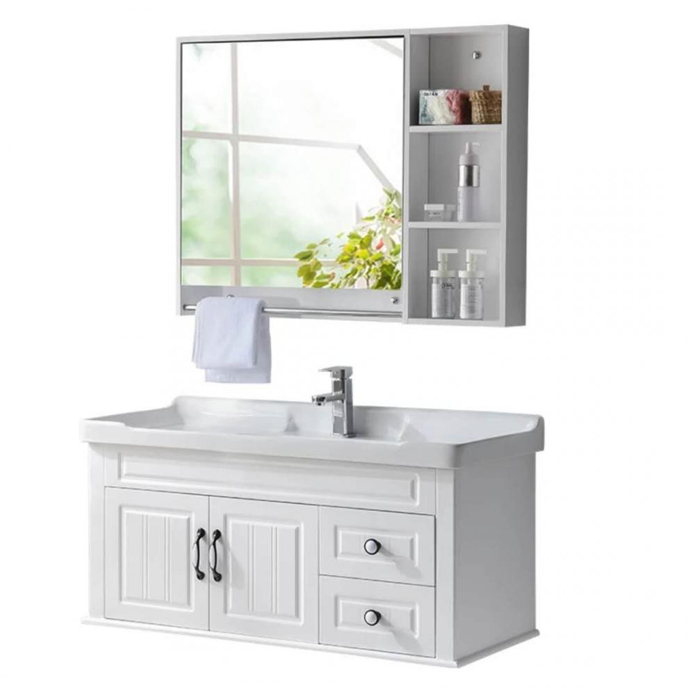 new bathroom sink with cabinet