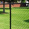 black paint chain link fence