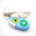 Nurse call button with curly cable