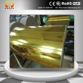 gold metallized thermal PET film for binding wire