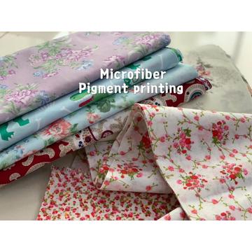 100% Polyester Microfiber Bedsheet Pigment Printing