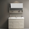 Custom-made aluminum bathroom cabinet