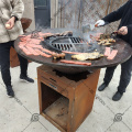 Outside kitchen garden barbecue