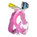 GoPro Compatible Snorkel Mask- Panoramic Full Face Design