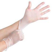 Fournitures médicales Gants en vinyle largement utilisés