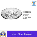 Round Dishes Clear Glass Plate Tableware Kb-Hn0391