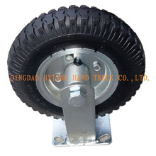 Fixed Pneumatic rubber caster wheel FC80