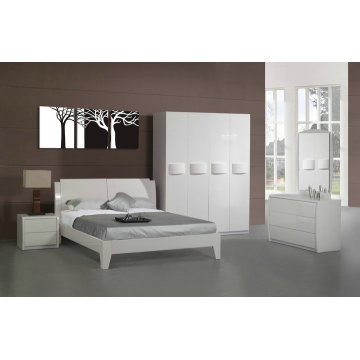 Hot selling MDF panel wood bedroom furniture