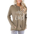 Women's Long Sleeve Pullover T-Shirts Blouses