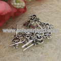 21*9MM Antique Silver Key Charms Pendants For Jewelry Making