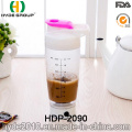 600ml Customized Plastic Vortex Shaker Bottle, BPA Free Plastic Electric Protein Shaker Bottle (HDP-2090)