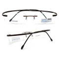 Nouveaux lunettes optiques sans titane design design (BJ12-63)