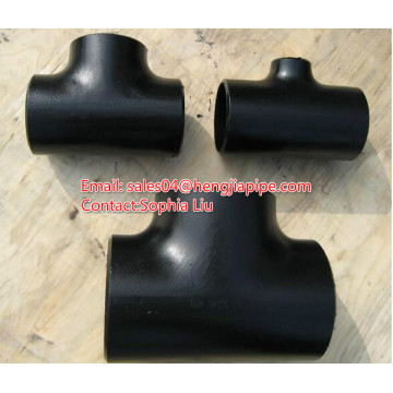 ASTM A234-WPB butt welded pipe tee fittings