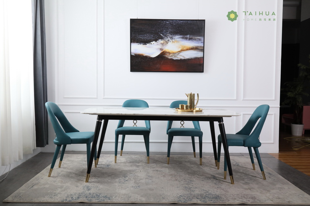 Marble Top Dining Table