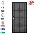 Del Flor Black Surface Mount Outswing Steel Security Door