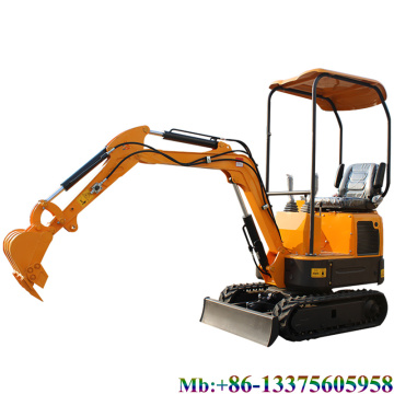 Export 1.2 ton household hydraulic crawler mini excavator with swing boom