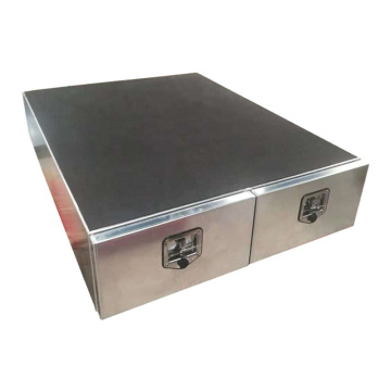 Cajón de aluminio de dos puertas para almacenamiento UTE / camión