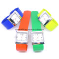 Hot Sale Slap banda silicona reloj con movimiento de Japón