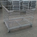 heavy duty storage container Foldable Wire Mesh Container