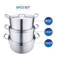 Heavy Duty Aluminum Stock Pot Set