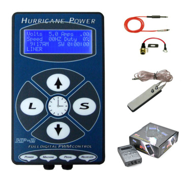 HURRICANE Digital Display Tattoo Machine Power Supply