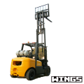 2t Gasoline&LPG Forklift (7-meter Lifting Height)