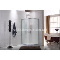 Simple Shower Room with Fabric Glass Design