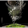 Stainless Steel Art LED Chandelier