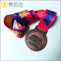 Custom Running Marathon Sport Medal and sublimation lanyard