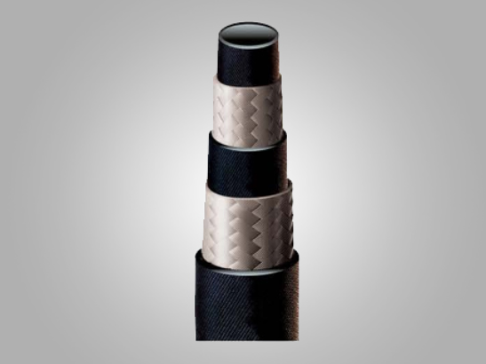 2-layer Rubber Tube Fiber Braided