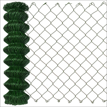 Pvc Coated Thick Wire Chain Link Fence