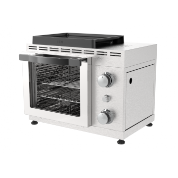 Single Burner Steak & Pizza Maker With Door