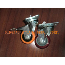 Swivel caster wheel with Brake