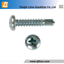 Blue Zinc Phillips Pan Head Shoulder Self Tapping Screw