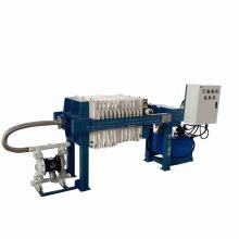 Small plate and frame manual jack filter press